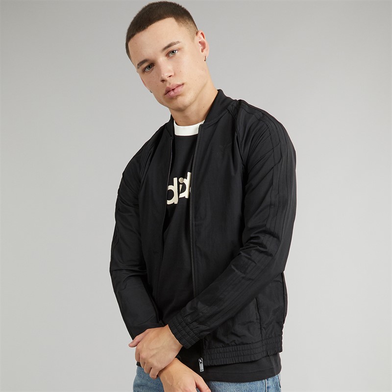 adidas Originals Mens Adicolor Woven Superstar Track Jacket Black