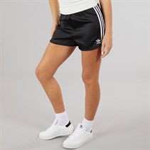 adidas Originals Womens Adicolor Satin Sprint Shorts Black