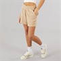 adidas Originals Womens Trefoil Essentials Plus Sweat Shorts Magic Beige