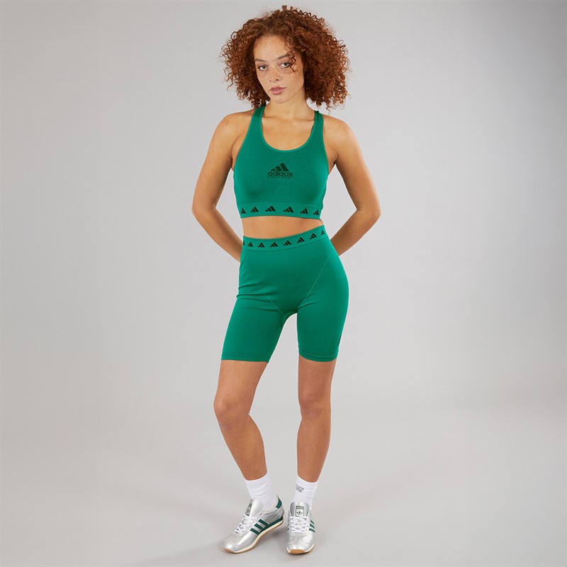 adidas Originals Womens EQT Bra Top Equipment Green