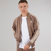 adidas Originals Mens Adicolor Classics Superstar Track Jacket Trace Brown