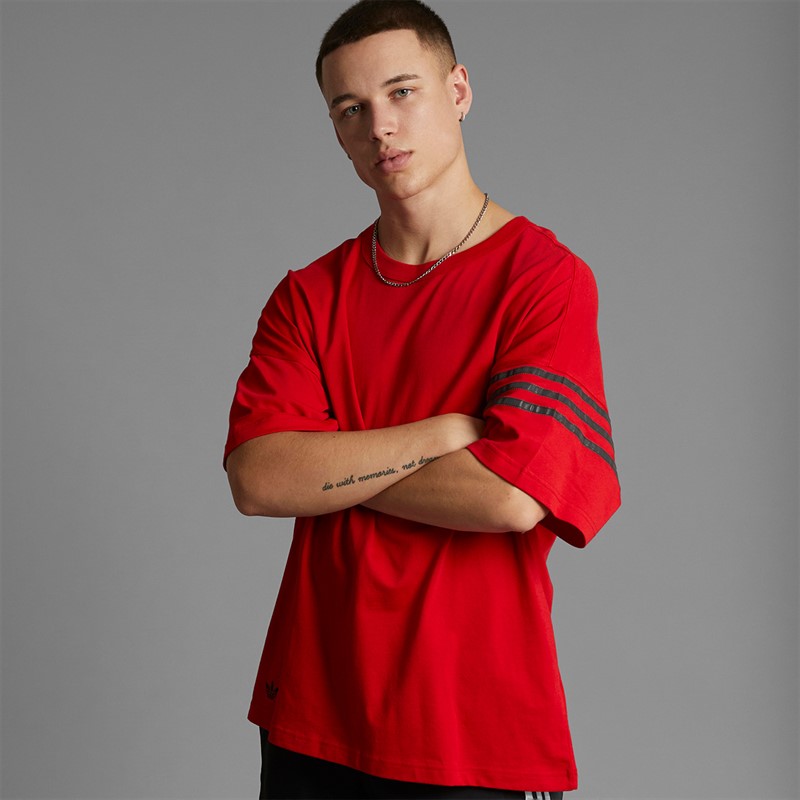adidas Originals Mens Neuclassics T-Shirt Better Scarlet