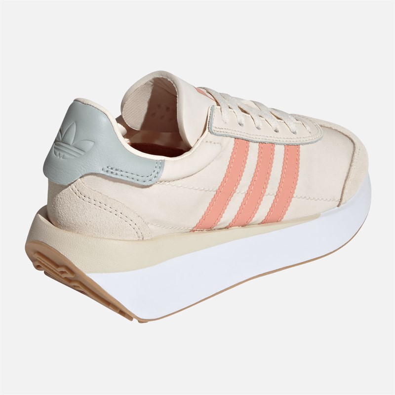adidas Originals Junior Girls Country XLG Trainers Wonder White/Wonder Clay/Wonder Silver