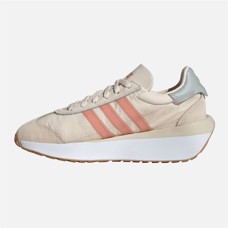 adidas Originals Junior Girls Country XLG Trainers Wonder White/Wonder Clay/Wonder Silver
