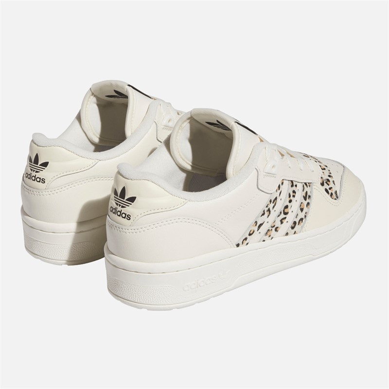 adidas Originals Womens Rivalry Low Trainers Cream White/Off White/Core Black