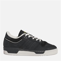 adidas Originals Mens Rivalry 86 Low 003 Trainers Core Black/Talc/Pulse Olive