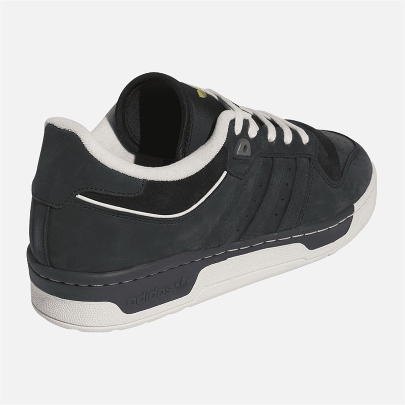 adidas Originals Mens Rivalry 86 Low 003 Trainers Core Black/Talc/Pulse Olive