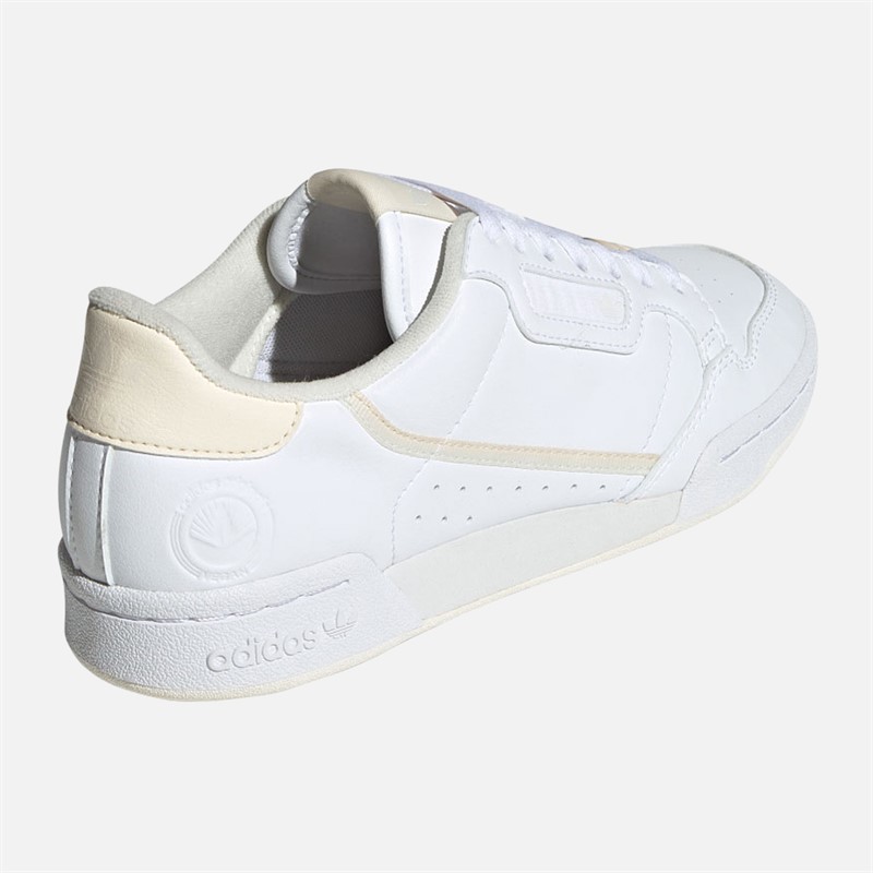 adidas Originals Womens Continental 80 Stripes Trainers Cloud White/Ecru Tint/Off White