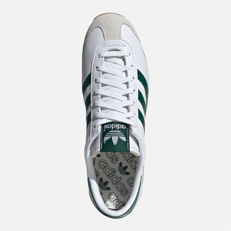 adidas Originals Mens Country Japan Trainers Cloud White/Collegiate Green/Crystal White