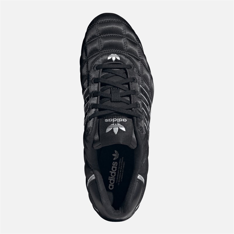 adidas Originals Womens Adi Racer LO Trainers Core Black/Core Black/Silver Metallic