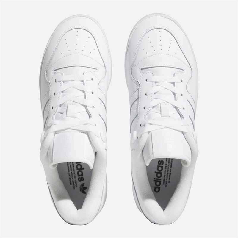 adidas Originals Mens Rivalry Low Trainers Cloud White/Cloud White/Cloud White