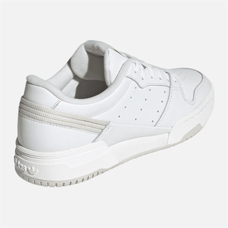 adidas Originals Mens Team Court 2.0 Trainers Core White/Core White/Alumina