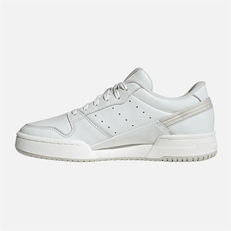 adidas Originals Mens Team Court 2.0 Trainers Core White/Core White/Alumina
