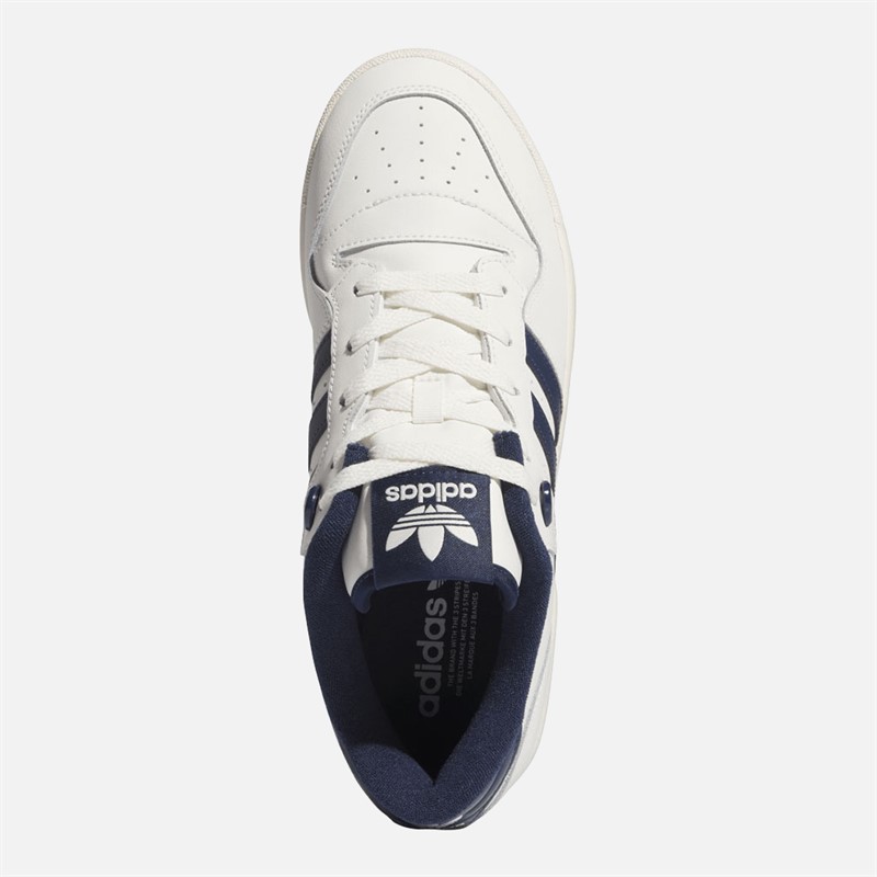 adidas Originals Mens Rivalry Low Trainers Core White/Night Indigo/Off White