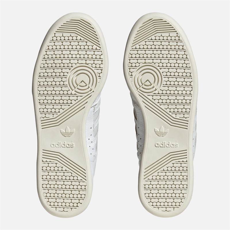 adidas Originals Mens Continental 80 Stripes Trainers Cloud White/Linen Green/Off White