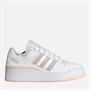 adidas Originals Womens Fourm Bold Stripes Trainers Cloud White/Wonder Quartz/Cloud White