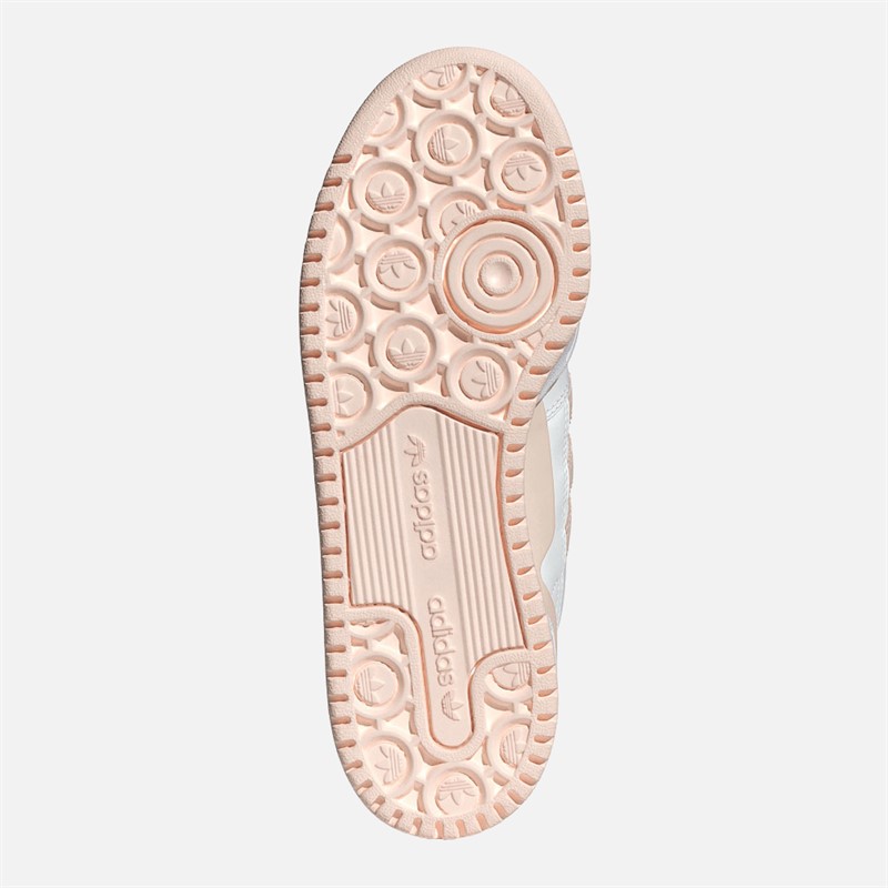 adidas Originals Womens Fourm Bold Stripes Trainers Cloud White/Wonder Quartz/Cloud White