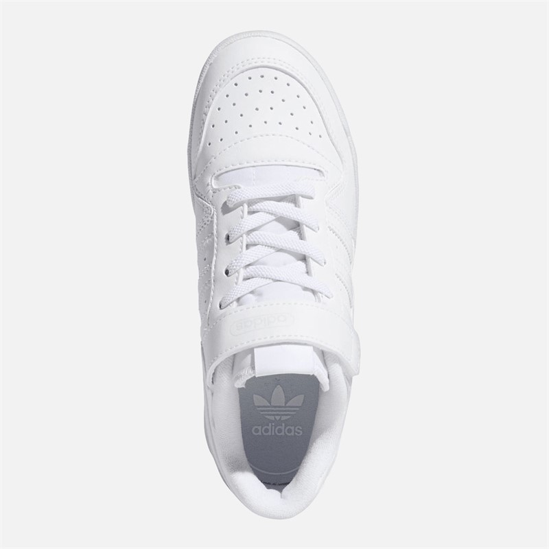 adidas Originals Kids Fourm Low Trainers Cloud White/Cloud White/Cloud White