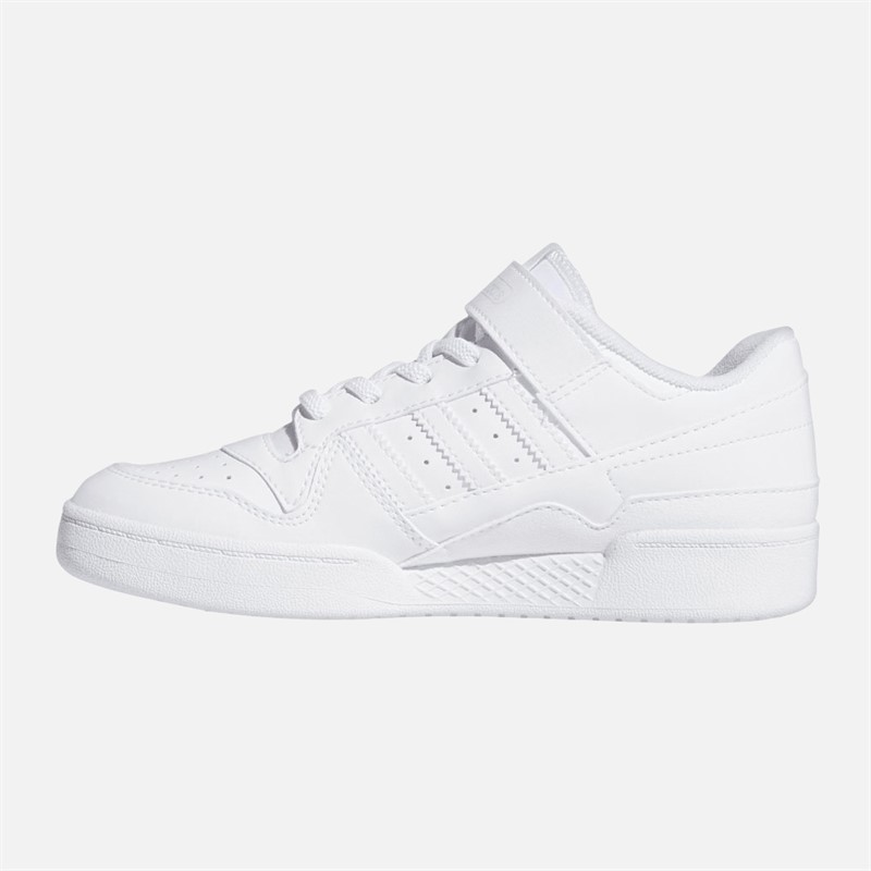 adidas Originals Kids Fourm Low Trainers Cloud White/Cloud White/Cloud White