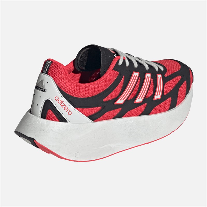 adidas Originals Mens Adizero Aruku Trainers Core Black/Semi Lucid Red/Grey Two