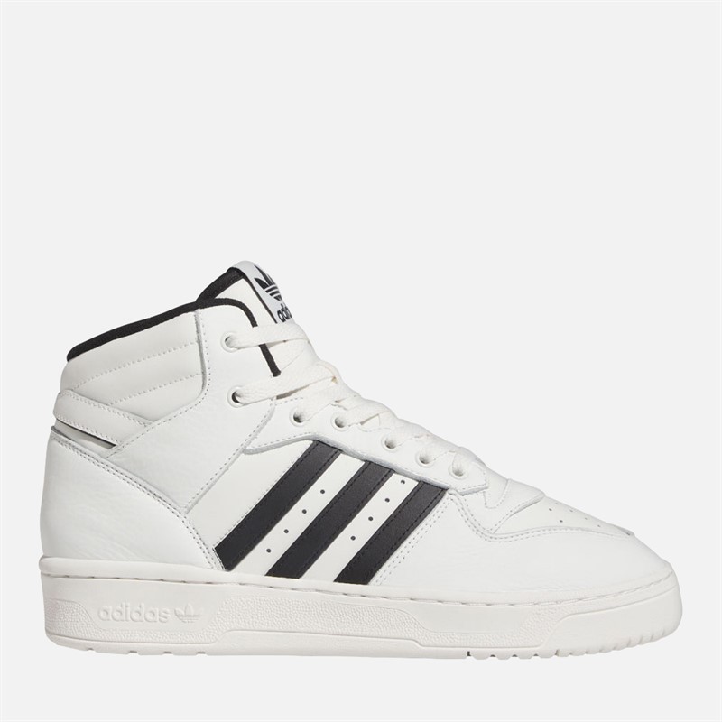 adidas Originals Mens Rivalry Mid Trainers Cloud White/Core Black/Cloud White