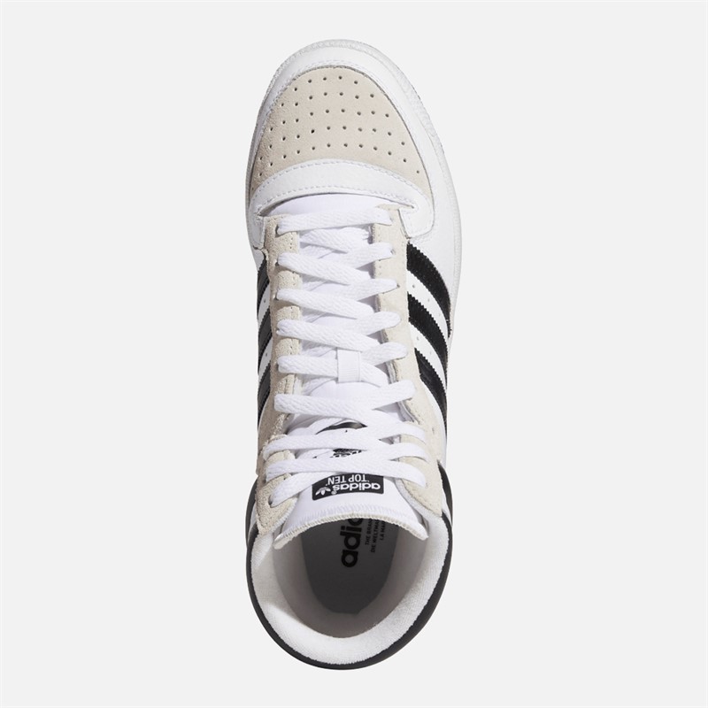 adidas Originals Mens Top Ten RB Trainers Cloud White/Crystal White/Core Black