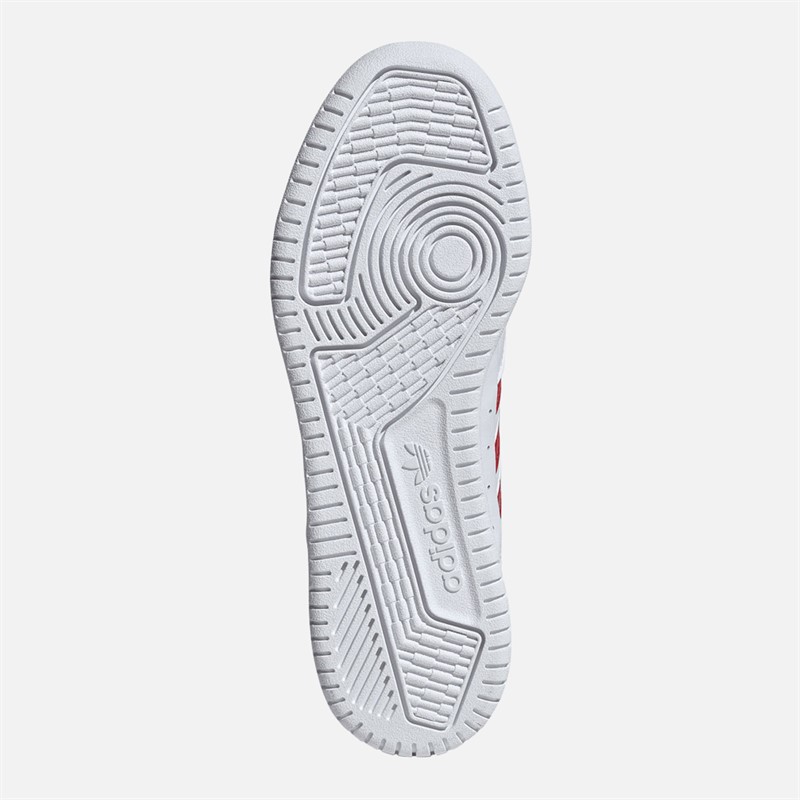 adidas Originals Team Court 2.0 STR Trainers Cloud White/Better Scarlet/Cloud White