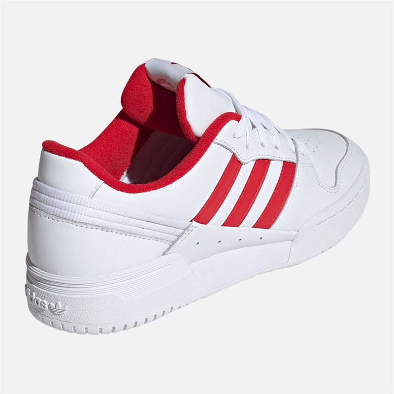 adidas Originals Team Court 2.0 STR Trainers Cloud White/Better Scarlet/Cloud White