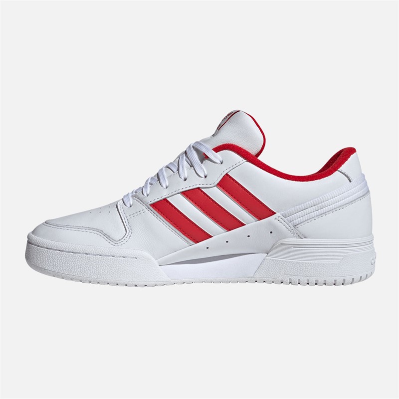 adidas Originals Team Court 2.0 STR Trainers Cloud White/Better Scarlet/Cloud White