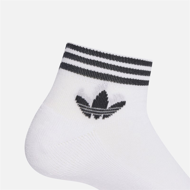 adidas Originals Island Club Trefoil Three Pack Quarter Socks White/Black
