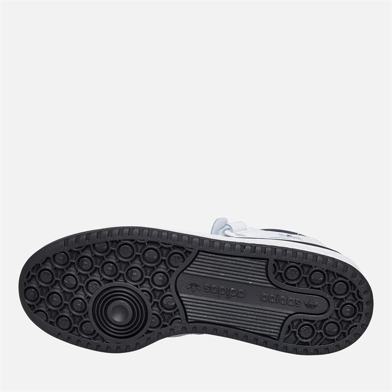 adidas Originals Junior Forum Mid Trainers Cloud White/Core Black/Cloud White