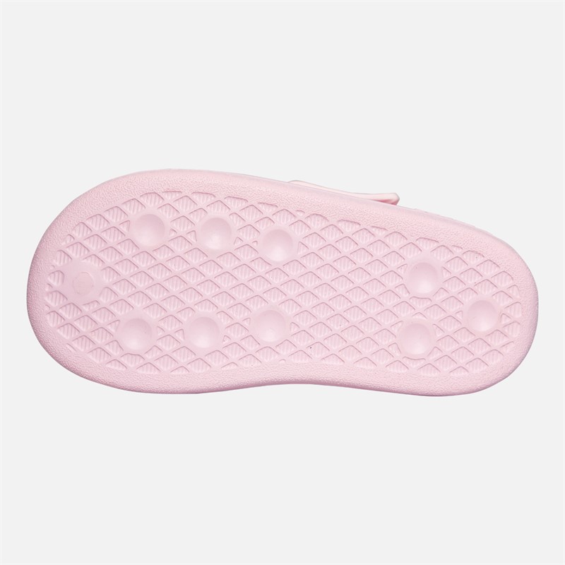 adidas Originals Girls Adifom Adilette Sliders Clear Pink