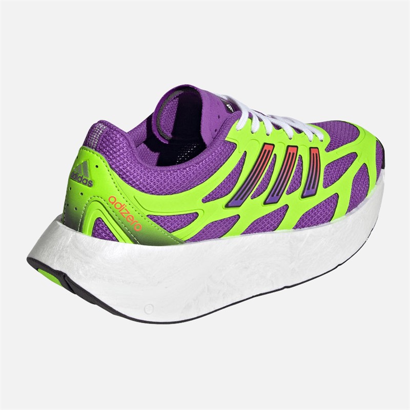 adidas Originals Womens Adizero Aruku Trainers Active Purple/Solar Green/Silver Metallic