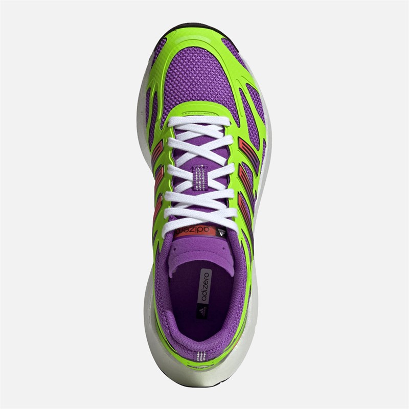 adidas Originals Womens Adizero Aruku Trainers Active Purple/Solar Green/Silver Metallic