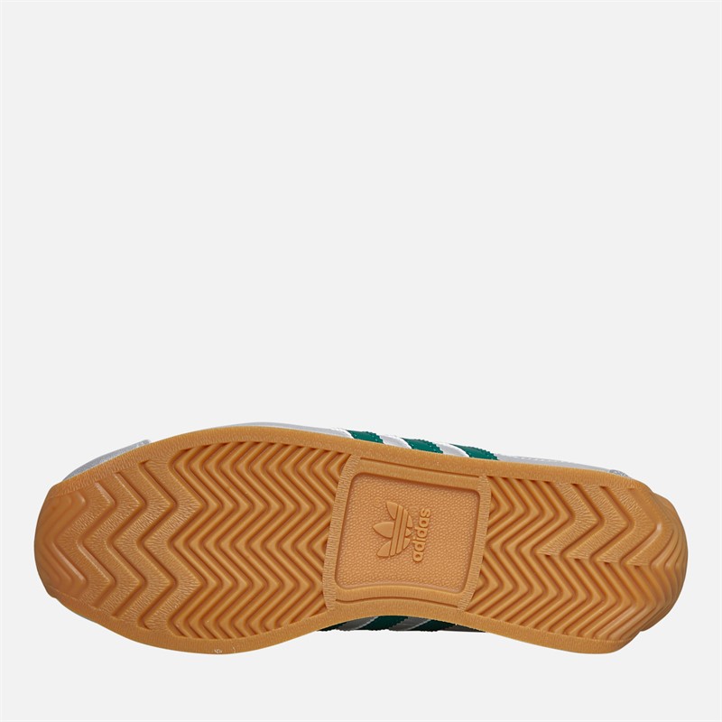 adidas Originals Womens Country OG Trainers Silver Metallic/Collegiate Green/Cream White