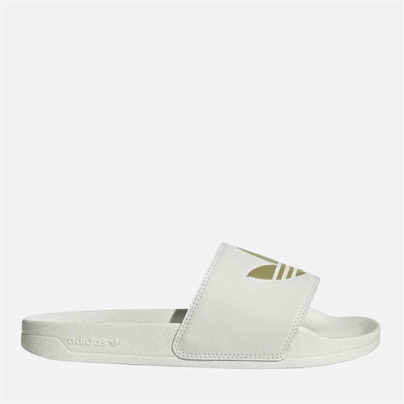adidas Originals Womens Adilette Lite Sliders Ivory/Gold Metallic/Ivory