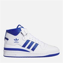 adidas Originals Mens Forum Mid Trainers Cloud White/Royal Blue/Cloud White