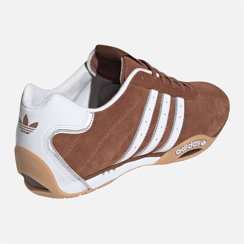 adidas Originals Adi Racer Lo Trainers Preloved Brown/Cloud White/Silver Metallic