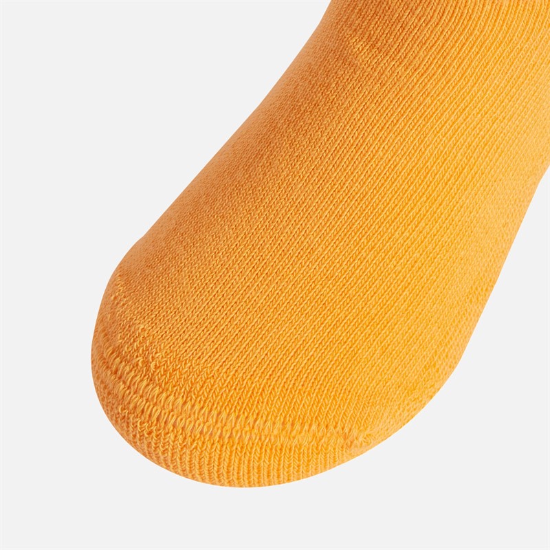 adidas Originals Infant Girls Anti-Slip Two Pack Socks Haze Coral/Real Gold