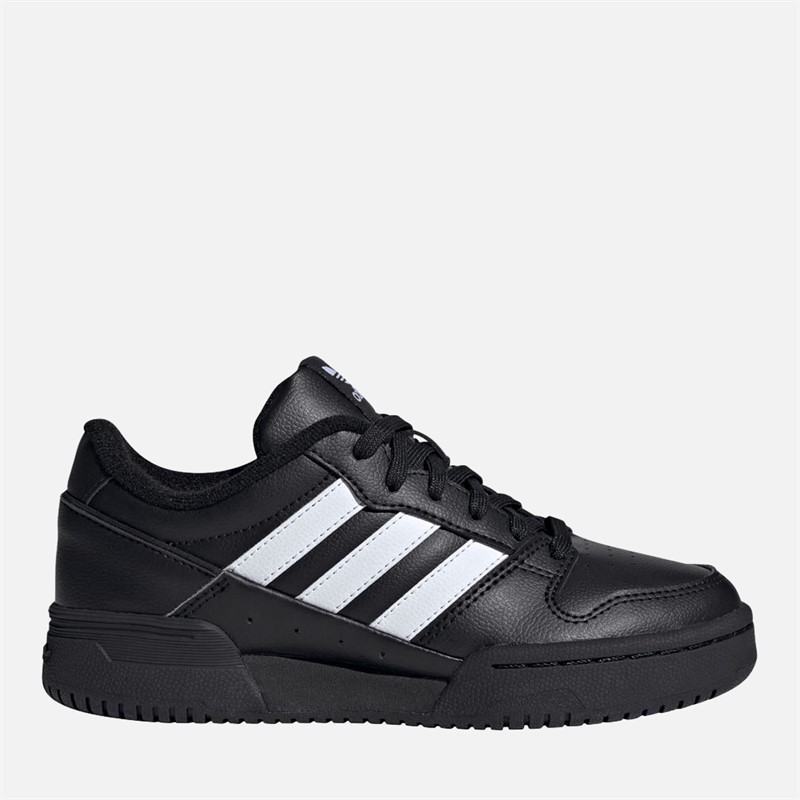 adidas Originals Junior Team Court 2.0 STR Trainers Core Black/Cloud White/Cloud White