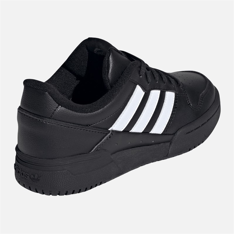 adidas Originals Junior Team Court 2.0 STR Trainers Core Black/Cloud White/Cloud White