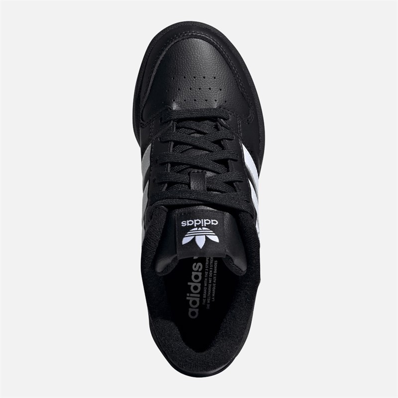 adidas Originals Junior Team Court 2.0 STR Trainers Core Black/Cloud White/Cloud White