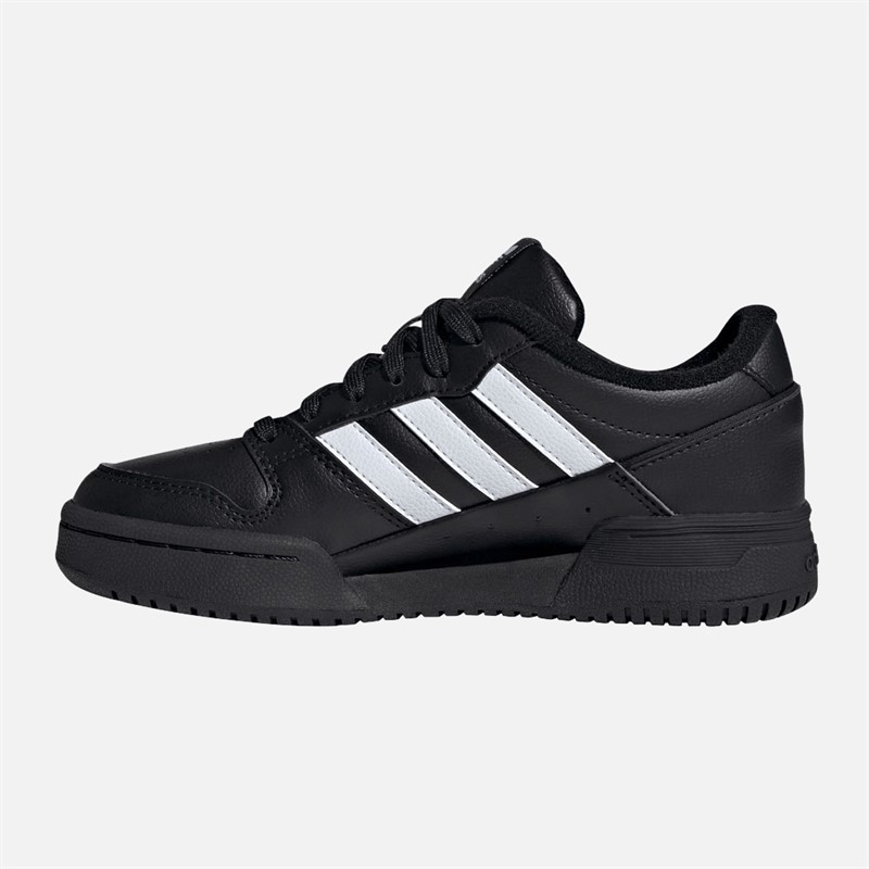 adidas Originals Junior Team Court 2.0 STR Trainers Core Black/Cloud White/Cloud White