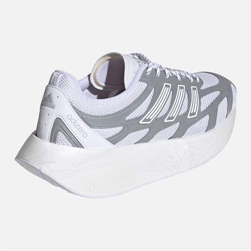 adidas Originals Mens Adizero Aruku Trainers Cloud White/Cloud White/Silver Metallic Cloud White / Cloud White / Silver Metallic