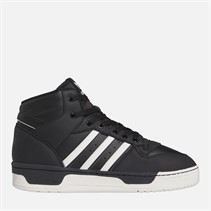adidas Originals Mens Rivalry Mid Trainers Core Black/Cloud White/Core Black