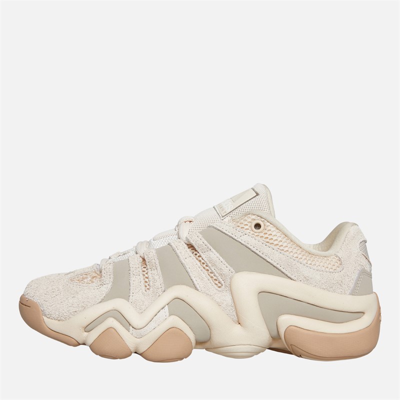 adidas Originals Mens Crazy 8 Low Trainers Halo Ivory/Wonder Beige/Warm Sandstone