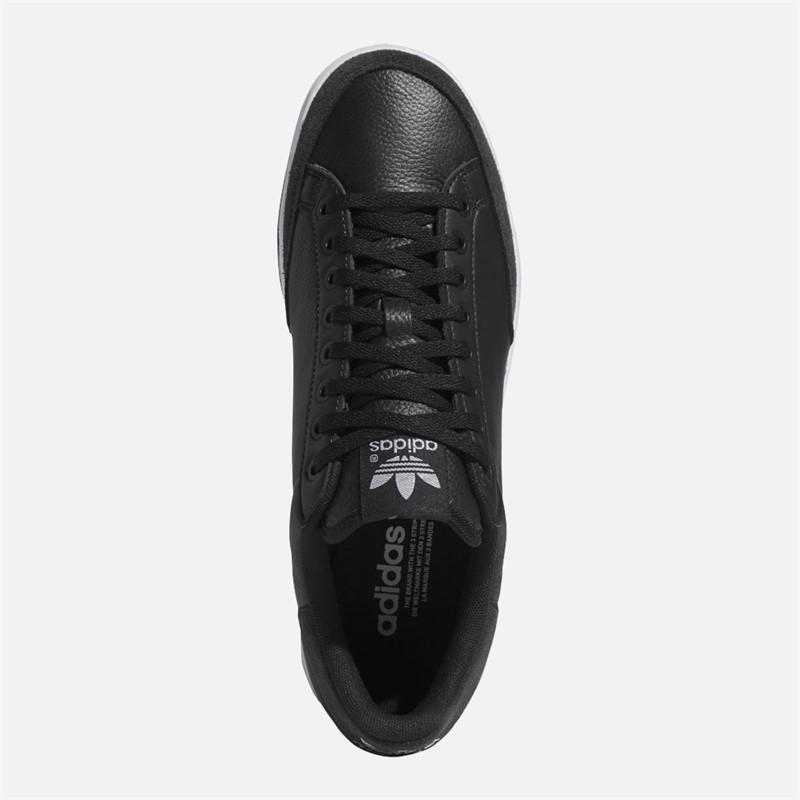 adidas Originals Mens Classic Rod Laver Trainers Core Black/Core Black/Cloud White