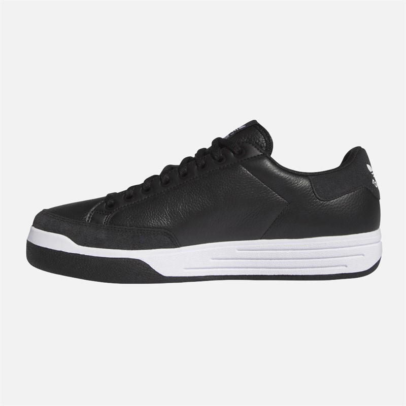 adidas Originals Mens Classic Rod Laver Trainers Core Black/Core Black/Cloud White