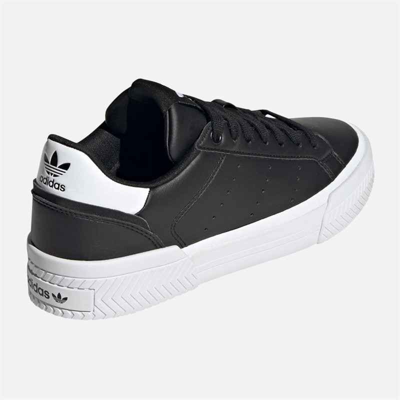 adidas Originals Womens Court Tourino Trainers Core Black/Core Black/Cloud White