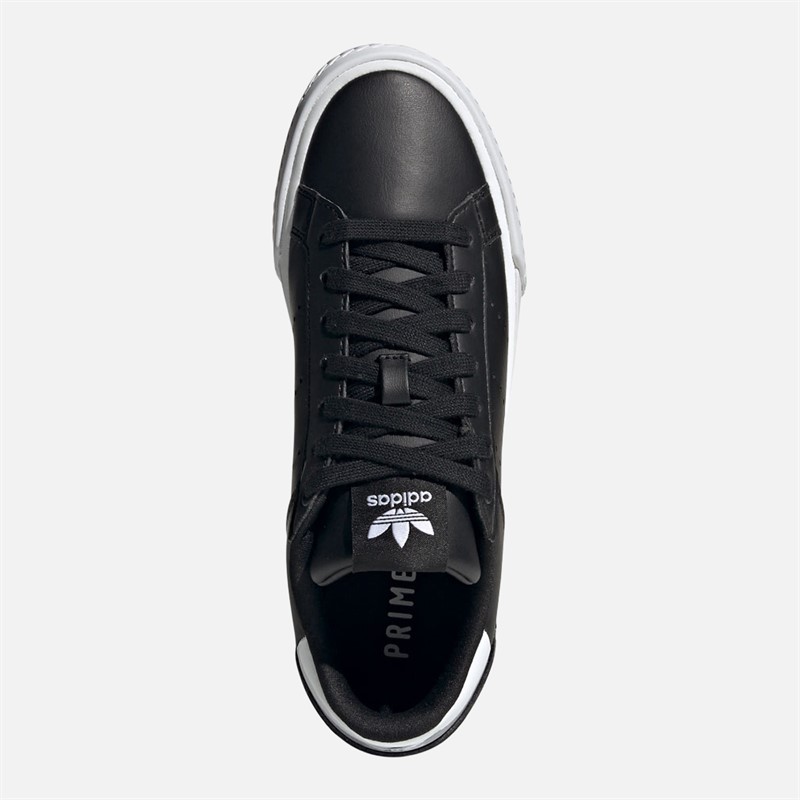 adidas Originals Womens Court Tourino Trainers Core Black/Core Black/Cloud White